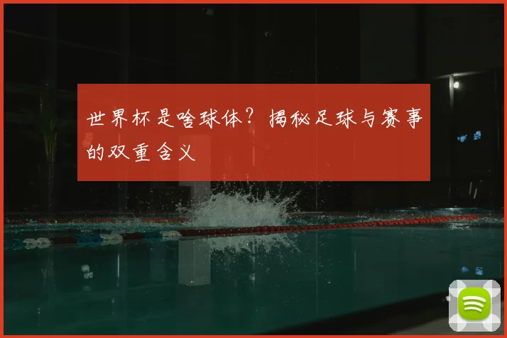 世界杯是啥球体?揭秘足球与赛事的双重含义
