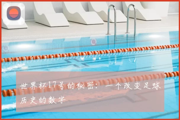 世界杯17号的秘密:一个改变足球历史的数字