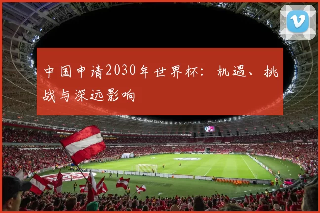 中国申请2030年世界杯：机遇、挑战与深远影响